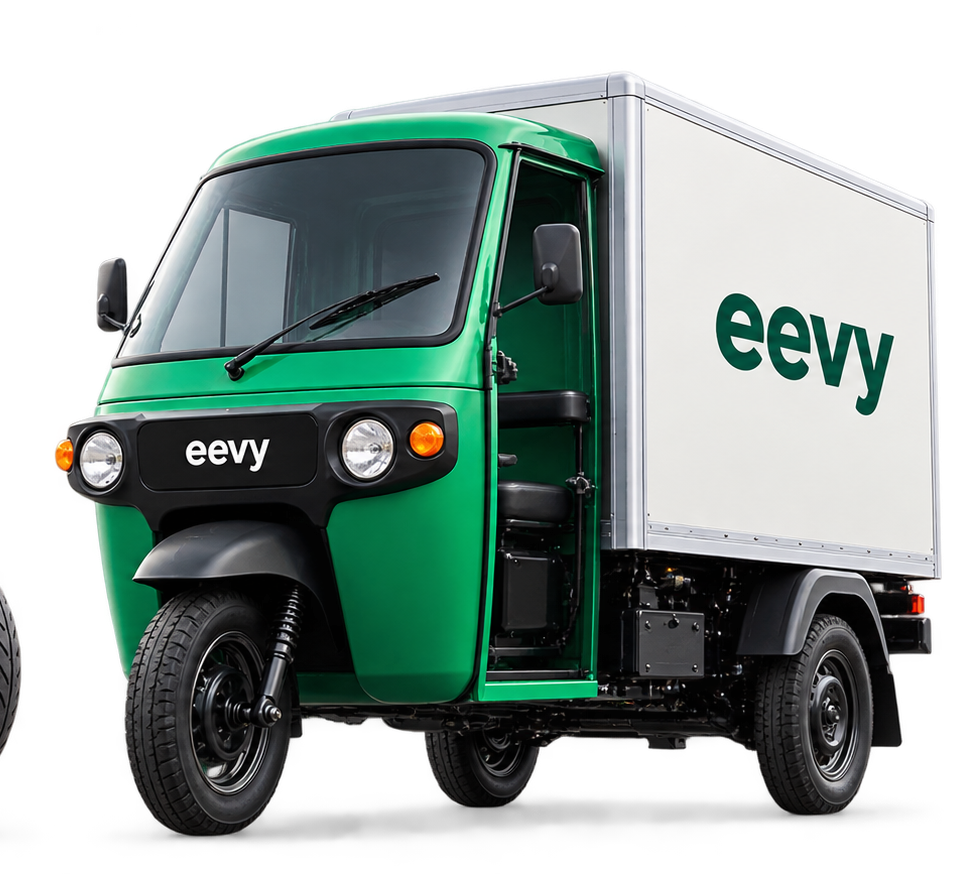Eevy-branded electric cargo three-wheeler